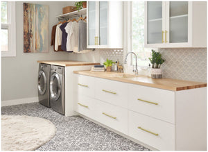 Jeffrey Alexander 5480SN 480 mm Center-to-Center Satin Nickel Key Grande Cabinet Bar Pull