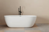 Harrison 71" Extra-Wide Acrylic Freestanding Soaking Tub – Insulated – White