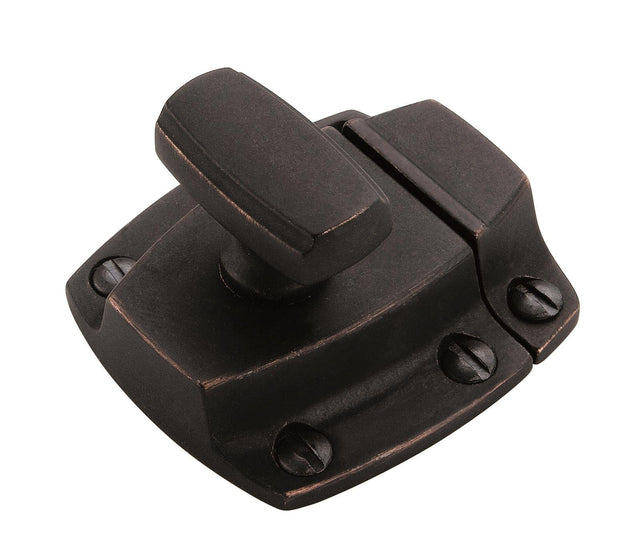 Amerock Cabinet Latch Dark Oiled Bronze 1-7/8 inch (48 mm) Length Highland Ridge 1 Pack Cabinet Hardware