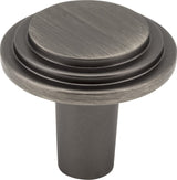 Elements 331SN 1-1/8" Diameter Satin Nickel Round Calloway Cabinet Knob