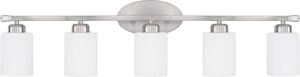 Capital Lighting 115251BN-338 Dixon 5 Light Vanity Brushed Nickel