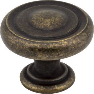 Jeffrey Alexander 117SBZ 1-1/4" Diameter Satin Bronze Bremen 1 Cabinet Knob