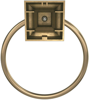 Amerock Corp BH26511BBZ Markham Towel-Ring, Golden Champagne