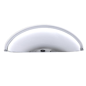 Amerock Cabinet Cup Pull Polished Chrome 3 inch (76 mm) Center-to-Center Ravino 1 Pack Drawer Pull Drawer Handle Cabinet Hardware