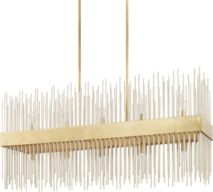 Capital Lighting 825401FI Lena 10 Light Island Fire and Ice