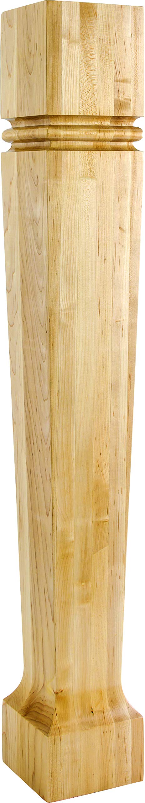 Hardware Resources P78-5-42-CH 5" W x 5" D x 42" H Cherry Scooped Post