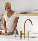 Gerber D424458BB Brushed Bronze Parma Two Handle Bridge Faucet