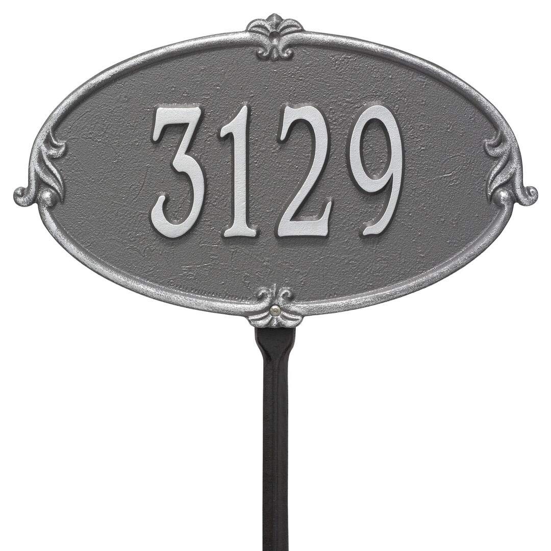 Whitehall 3116PS - Personalized Montecarlo Plaque - Standard - Lawn - 1 Line