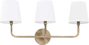 Capital Lighting 119331AD-674 Dawson 3 Light Vanity Aged Brass