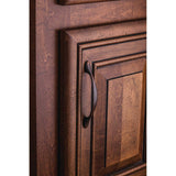 Elements 80815-MB 128 mm Center-to-Center Matte Black Arched Somerset Cabinet Pull