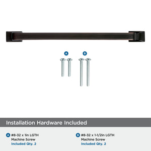 Amerock Cabinet Pull Oil Rubbed Bronze 6-5/16 inch (160 mm) Center to Center Westerly 1 Pack Drawer Pull Drawer Handle Cabinet Hardware