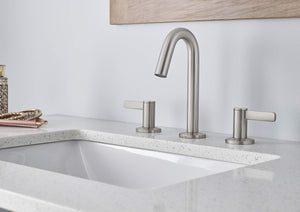 Gerber D303130BN Brushed Nickel Amalfi Two Handle Widespread Lavatory Faucet