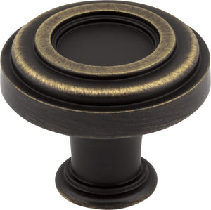 Jeffrey Alexander 317BNBDL 1-3/8" Diameter Brushed Pewter Ring Lafayette Cabinet Knob