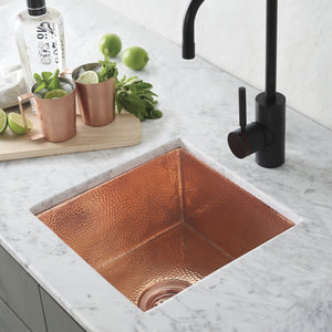 Native Trails CPS434 Catina Mount Bar/Prep Sink, Polished Copper