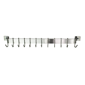 Enclume OWR3 SS 36" Easy Mount Wall Rack w/ 6 Hooks SS