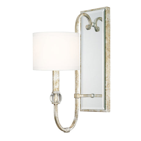 Capital Lighting 613311SG-654 Charleston 1 Light Sconce Silver and Gold Leaf