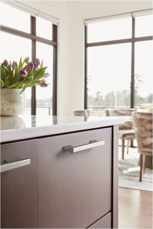 Amerock Cabinet Pull Polished Chrome 6-5/16 inch (160 mm) Center-to-Center Status 1 Pack Drawer Pull Cabinet Handle Cabinet Hardware