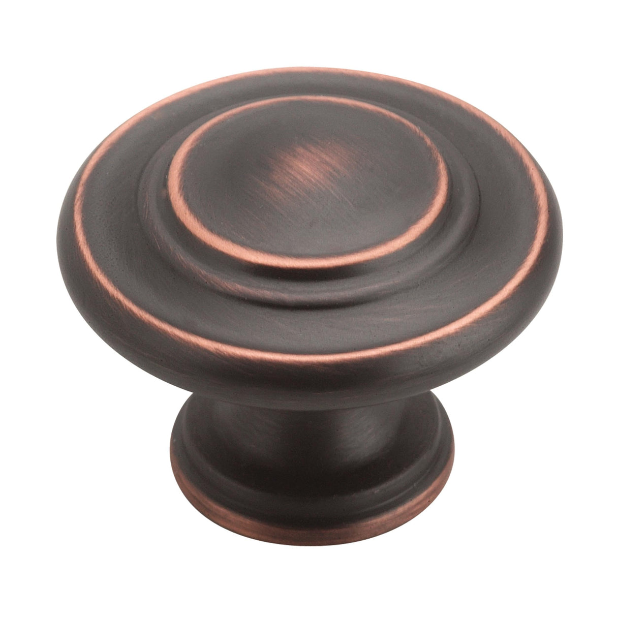 Amerock Cabinet Knob Oil Rubbed Bronze 1-5/16 inch (33 mm) Diameter Inspirations 10 Pack Drawer Knob Cabinet Hardware
