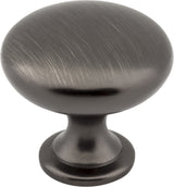 Elements 3910-BN 1-3/16" Diameter Black Nickel Madison Cabinet Mushroom Knob