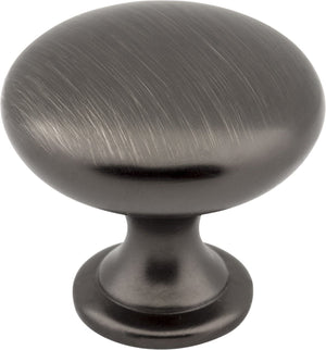 Elements 3910-DACM 1-3/16" Diameter Gun Metal Madison Cabinet Mushroom Knob