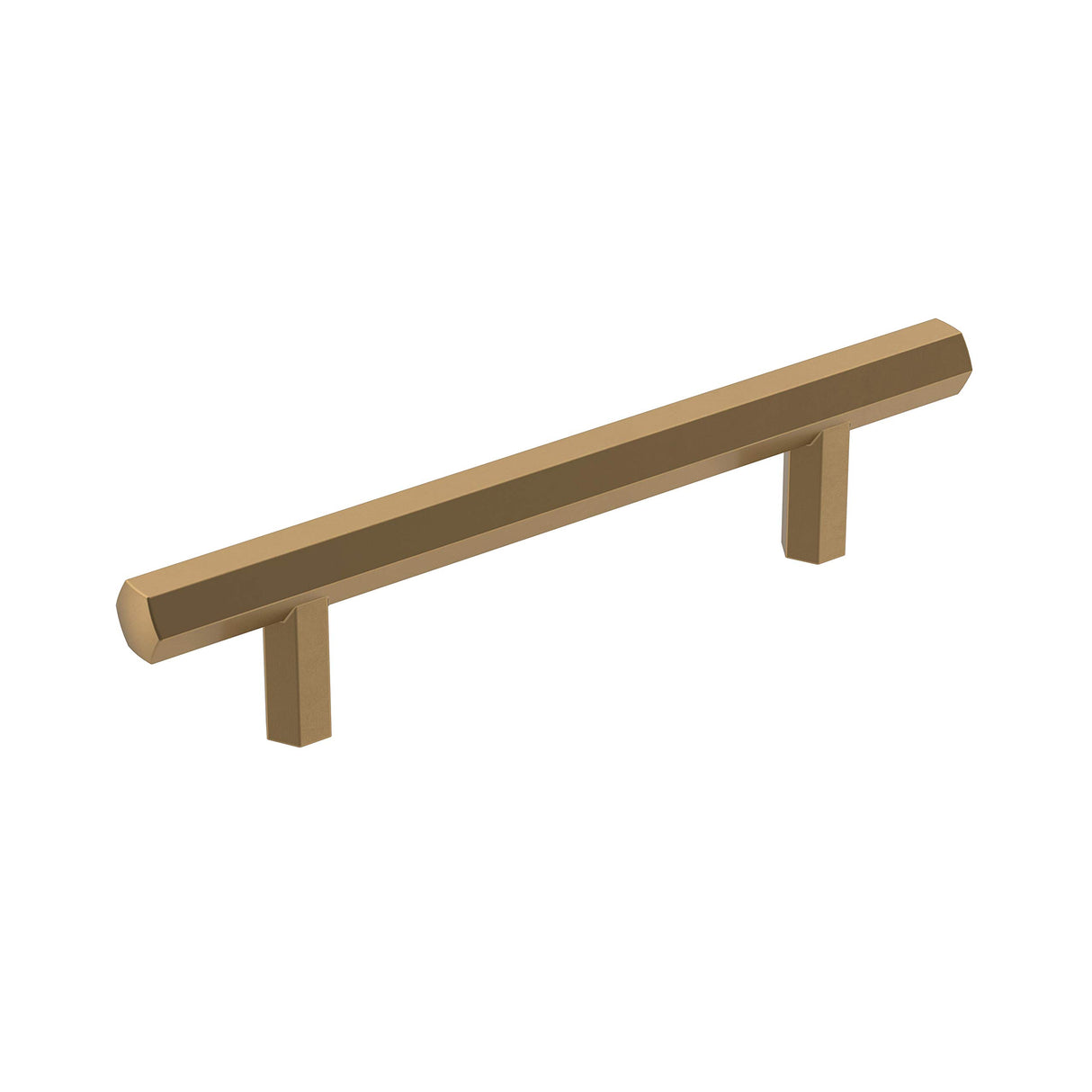 Amerock Cabinet Pull Champagne Bronze 3-3/4 inch (96 mm) Center-to-Center Caliber 1 Pack Drawer Pull Cabinet Handle Cabinet Hardware