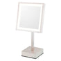 Aptations 713-35 Single-Sided Led Square Freestanding Mirror - Rechargeable