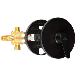 PULSE ShowerSpas 3001-RIV-PB-MB Tru-Temp Mixing Valve, Pressure Balance Rough-In Valve Trim Kit, Round, 1/2