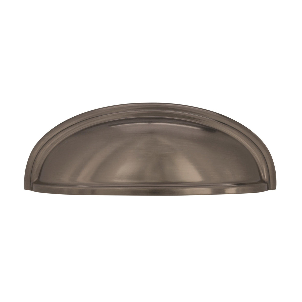Amerock Cabinet Cup Pull Gunmetal 3 inch. (76 mm) & 4 inch. (102 mm) Center to Center Ashby 1 Pack Drawer Pull Drawer Handle Cabinet Hardware