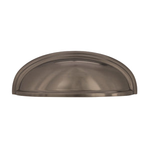 Amerock Cabinet Cup Pull Gunmetal 3 inch. (76 mm) & 4 inch. (102 mm) Center to Center Ashby 1 Pack Drawer Pull Drawer Handle Cabinet Hardware