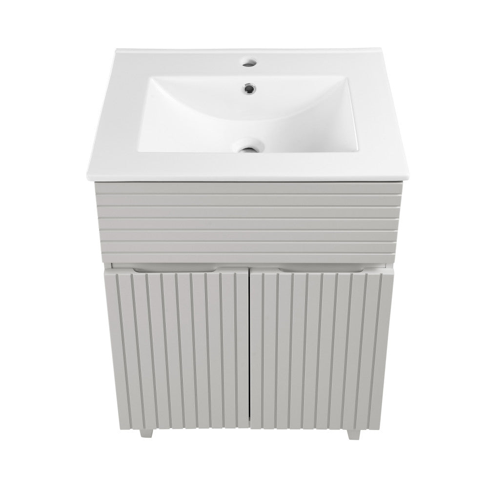 Bernay 24" Bathroom Vanity in Shell