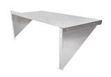 John Boos EWS8-1624 Stainless Steel Standard Wall Shelf, 24" Length, 16" Width