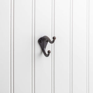 Elements YD10-231DBAC 2-5/16" Brushed Oil Rubbed Bronze Traditional Double Prong Ball End Wall Mounted Utility Hook