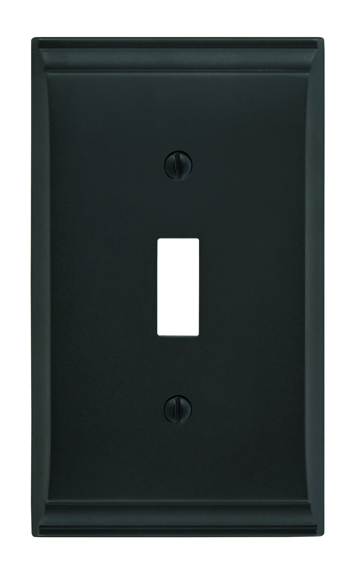 Amerock Wall Plate Black Bronze 1 Toggle Switch Plate Cover Candler 1 Pack Light Switch Cover