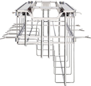 Hardware Resources SWS-PO21PC Polished Chrome STORAGE WITH STYLE® Soft-close Hanging Pan Pullout