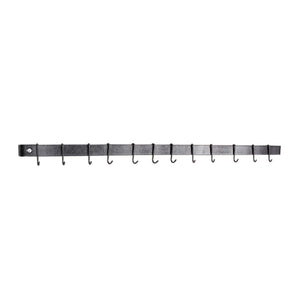 Enclume WR5 HS 48" Classic Wall Rack Utensil Bar w/ 12 Hooks HS