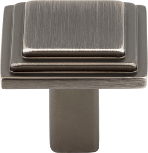 Elements 351PC 1-1/8" Overall Length Polished Chrome Square Calloway Cabinet Knob