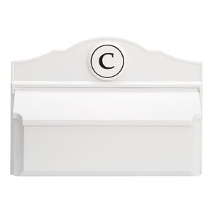 Whitehall 11263 - Colonial Wall Mailbox Package #3 (Mailbox & Monogram)