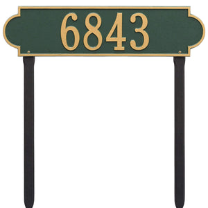 Whitehall 2995GG - Personalized Richmond Plaque -Estate- Lawn - 1 Line