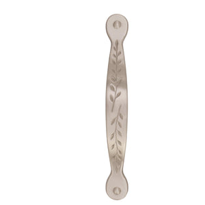 Amerock Cabinet Pull Satin Nickel 3 inch (76 mm) Center to Center Nature's Splendor 1 Pack Drawer Pull Drawer Handle Cabinet Hardware