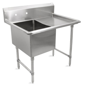 John Boos 1B18244-1D24R B Series Stainless Steel Sink, 14