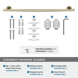 Amerock BH26544BBZ Golden Champagne Towel Bar 24 in (610 mm) Towel Rack Arrondi Bathroom Towel Holder Bathroom Hardware Bath Accessories