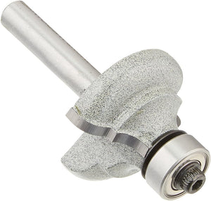 Vermont American 23152 3/16-Inch Radius Carbide Tipped Cove and Bead Router Bit, 1/2-Inch Ball Bearing 2-Flute 1/4-Inch Shank