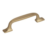 Amerock Cabinet Pull Golden Champagne 3 inch (76 mm) Center to Center Highland Ridge 1 Pack Drawer Pull Drawer Handle Cabinet Hardware