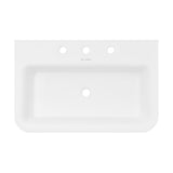 Ivy 32" Solid Surface Console Sink in Matte Black