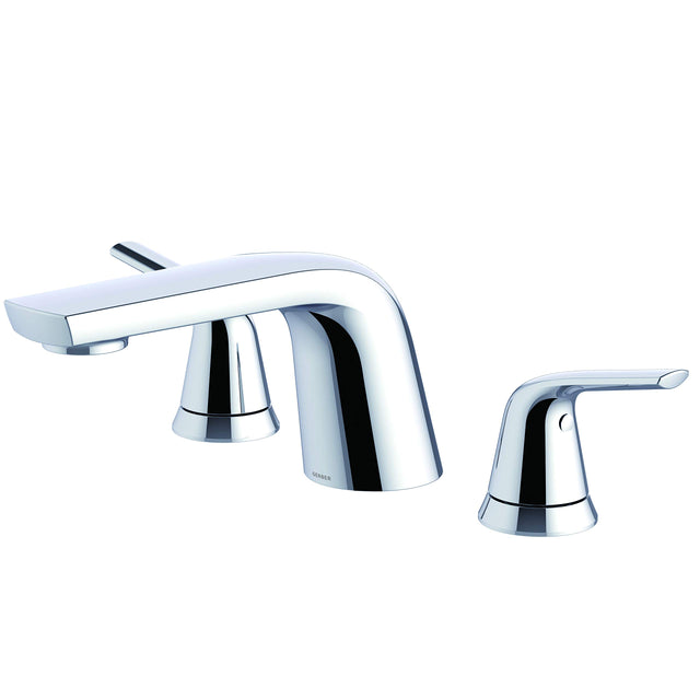 Gerber D300934T Chrome Lemora Three Piece Roman Tub Trim Kit