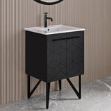 Annecy 24" Bathroom Vanity in Phantom Black