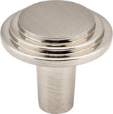 Elements 331SN 1-1/8" Diameter Satin Nickel Round Calloway Cabinet Knob