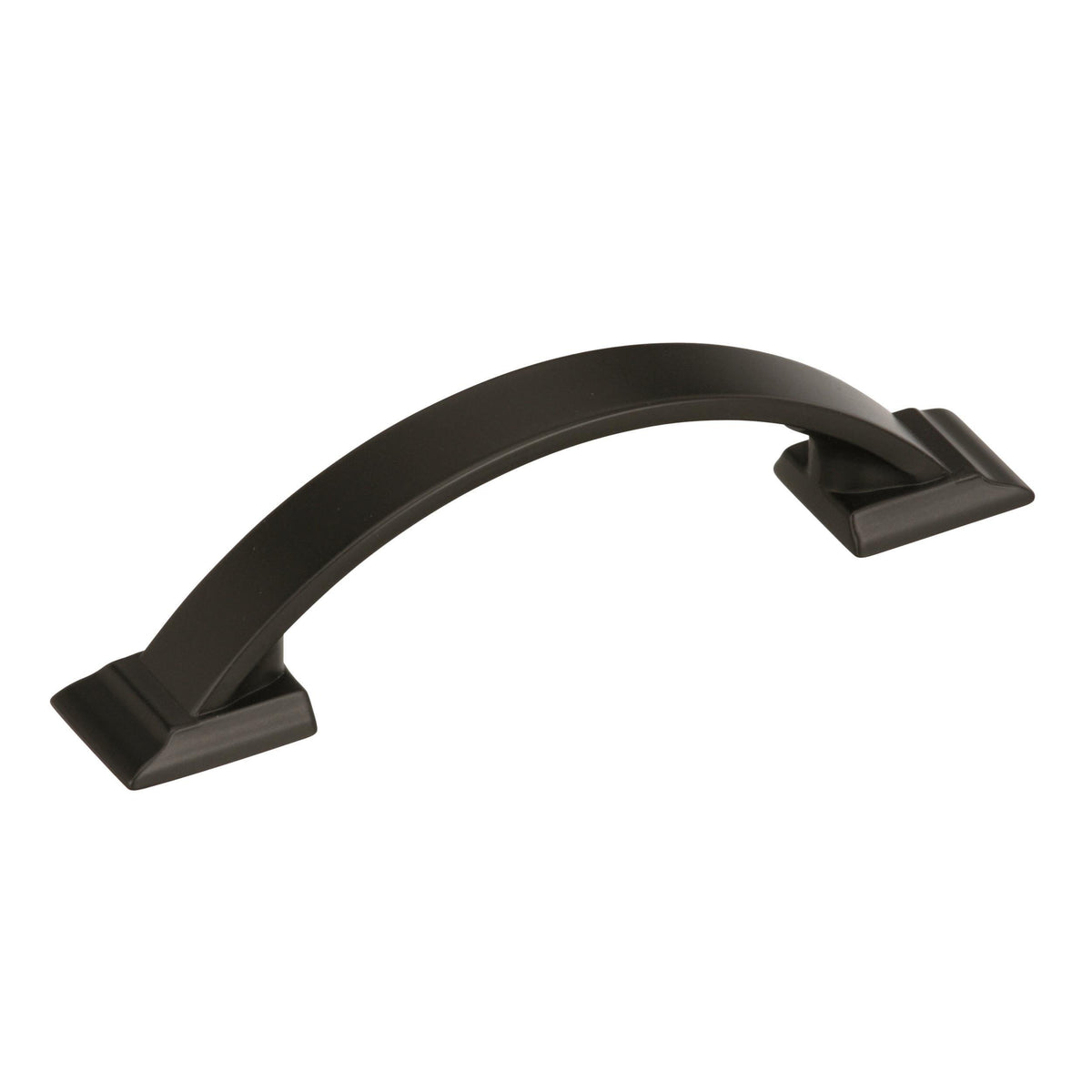 Amerock Cabinet Pull Black Bronze 3 inch (76 mm) Center to Center Candler 1 Pack Drawer Pull Drawer Handle Cabinet Hardware