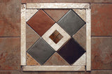 Premier Copper Products T2DBH 2-Inch by 2-Inch Hammered Copper Tile, Oil Rubbed Bronze