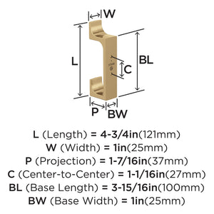 Amerock H37009CZ Bray Double Prong Decorative Wall Hook Champagne Bronze Hook for Coats, Hats, Backpacks, Bags Hooks for Bathroom, Bedroom, Closet, Entryway, Laundry Room, Office